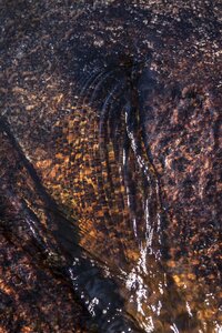Texture water worn