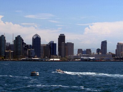 San diego skyline california downtown photo