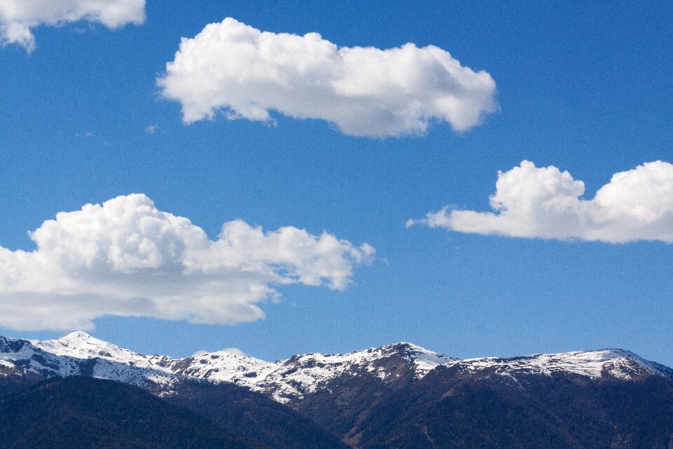 Sky landscape alpine