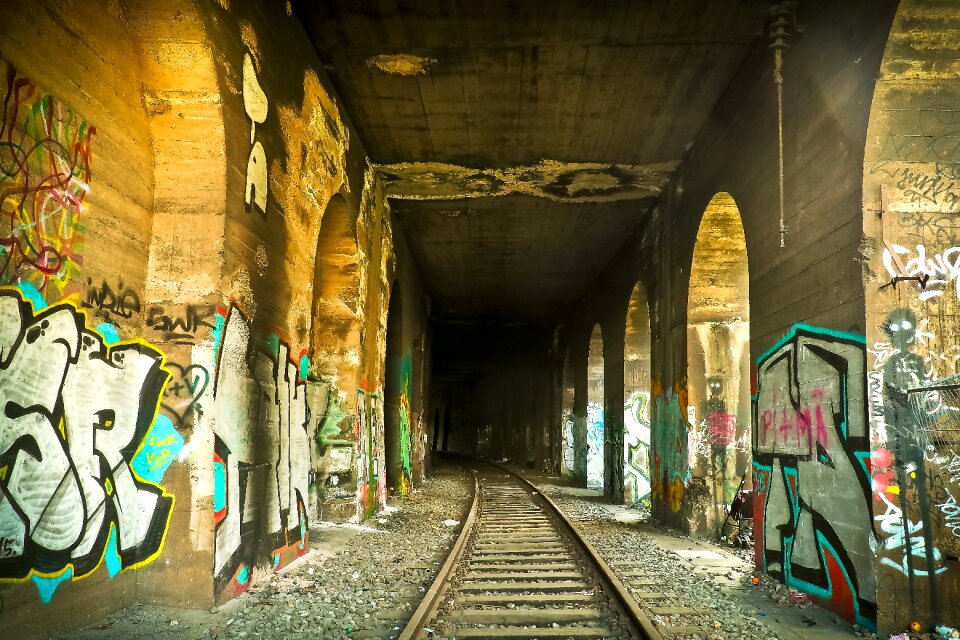 Railway railroad track rails