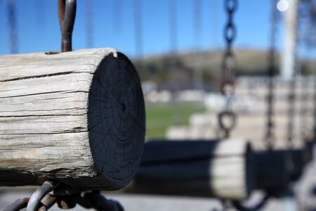 Swing plank outside