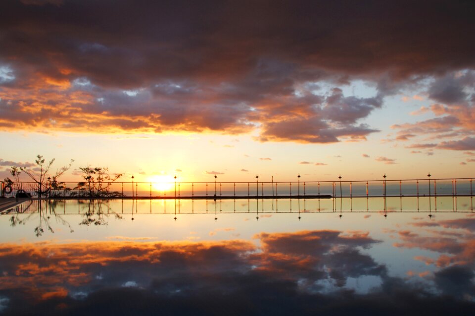 Nature solar landscape
