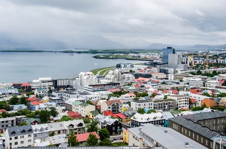 Iceland travel cityscape photo