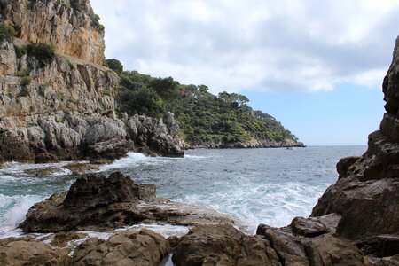 Nature coastline cliff