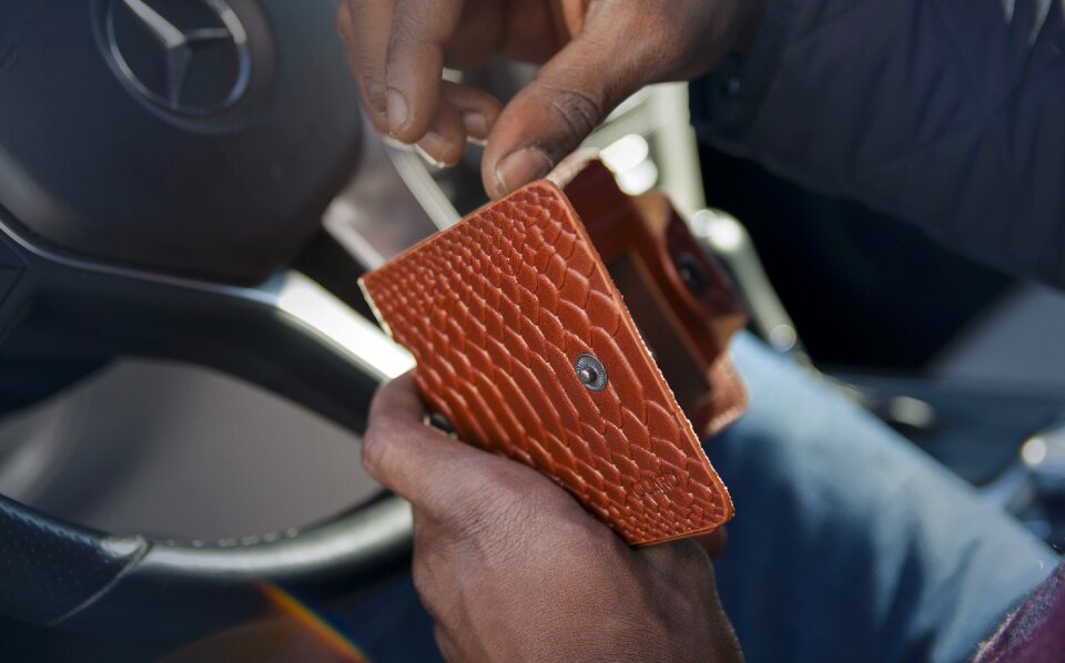 Wallet product skin