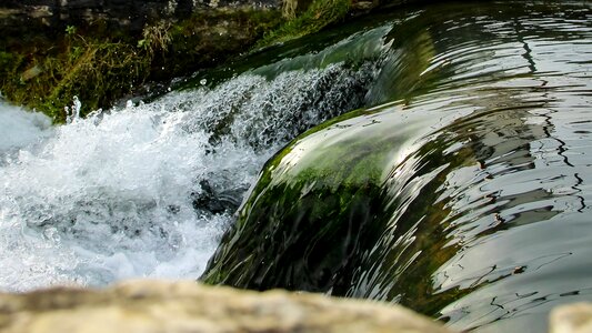 Fluent flow water rapids photo