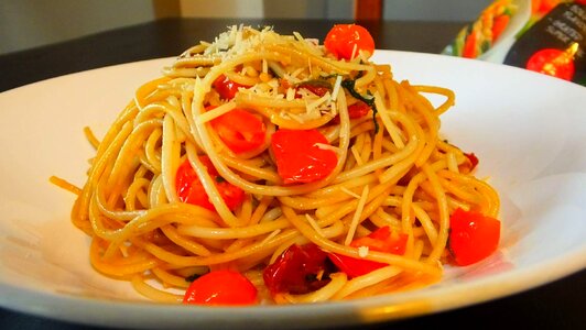 Italian lunch tomatoes