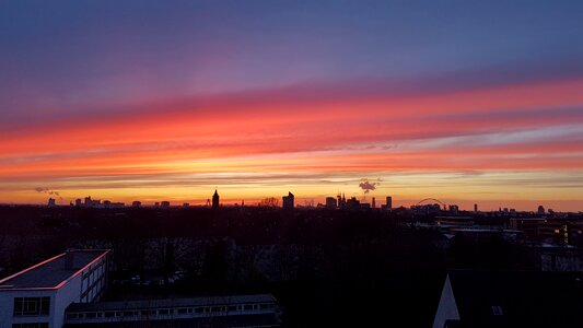 Cologne abendstimmung backlighting