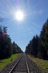 Rays track rail track photo