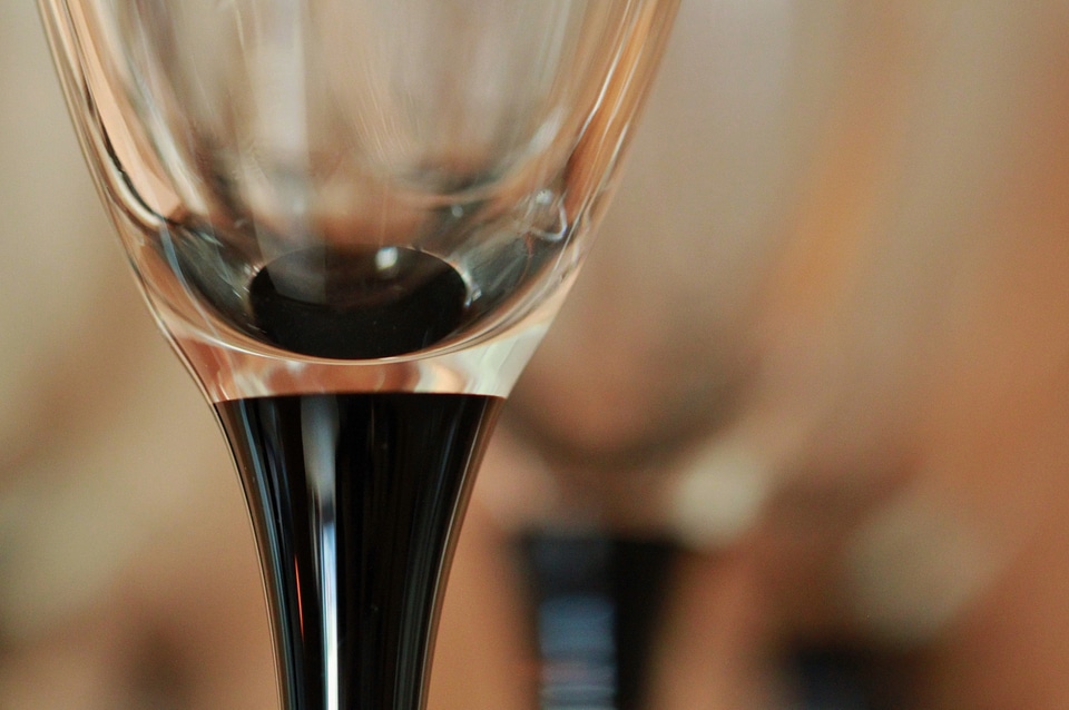 Glasses drink champagne glass
