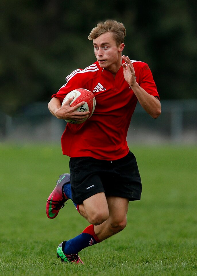 Running field grass