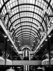 Escalator building shopping photo