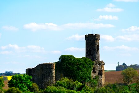 Ruin romanesque middle ages