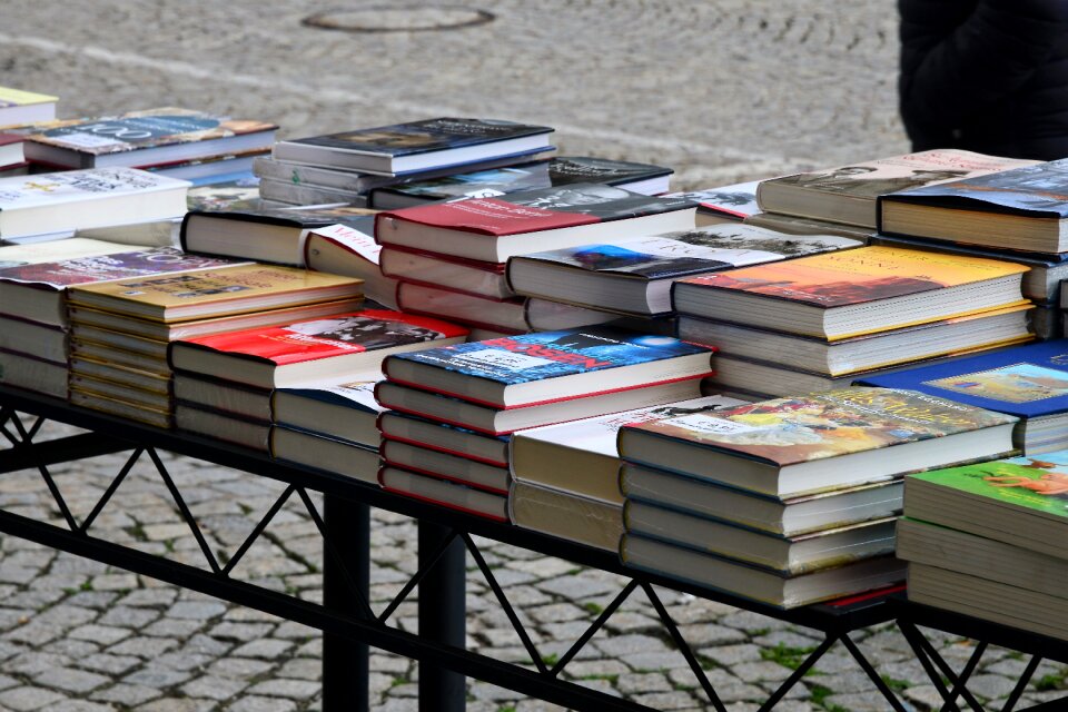Literature paper stacked