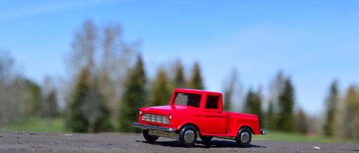 Vehicle pick up truck drive