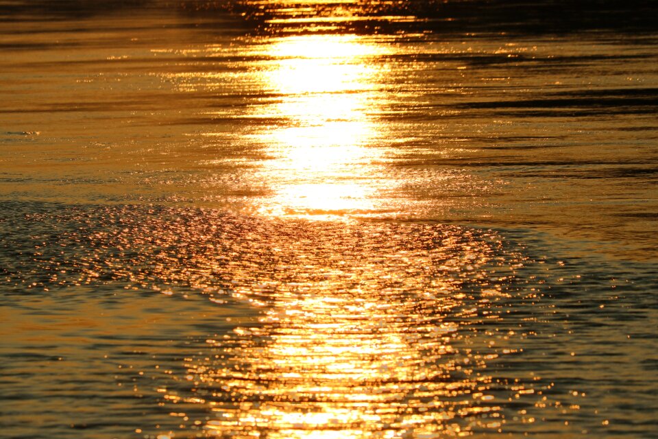 Morning sun mood in the morning