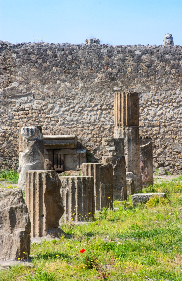 Excavation ancient romans volcanic eruption