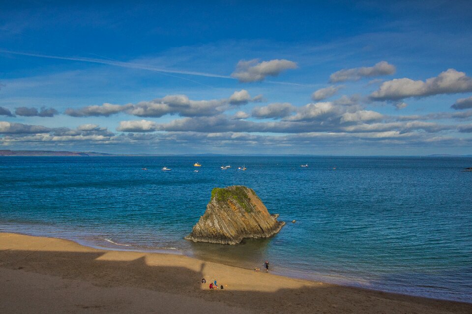 Ocean wales england photo