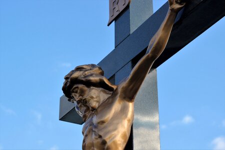 Faith religion blue sky