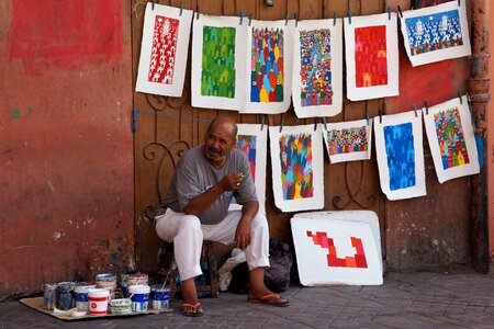 Morocco paintings