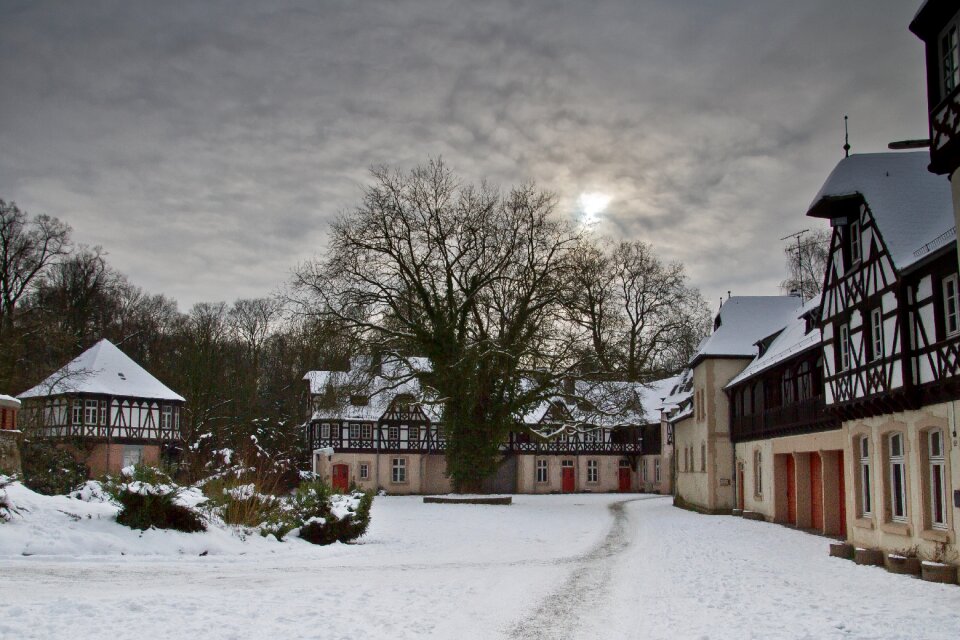 Schloss eller snow winter