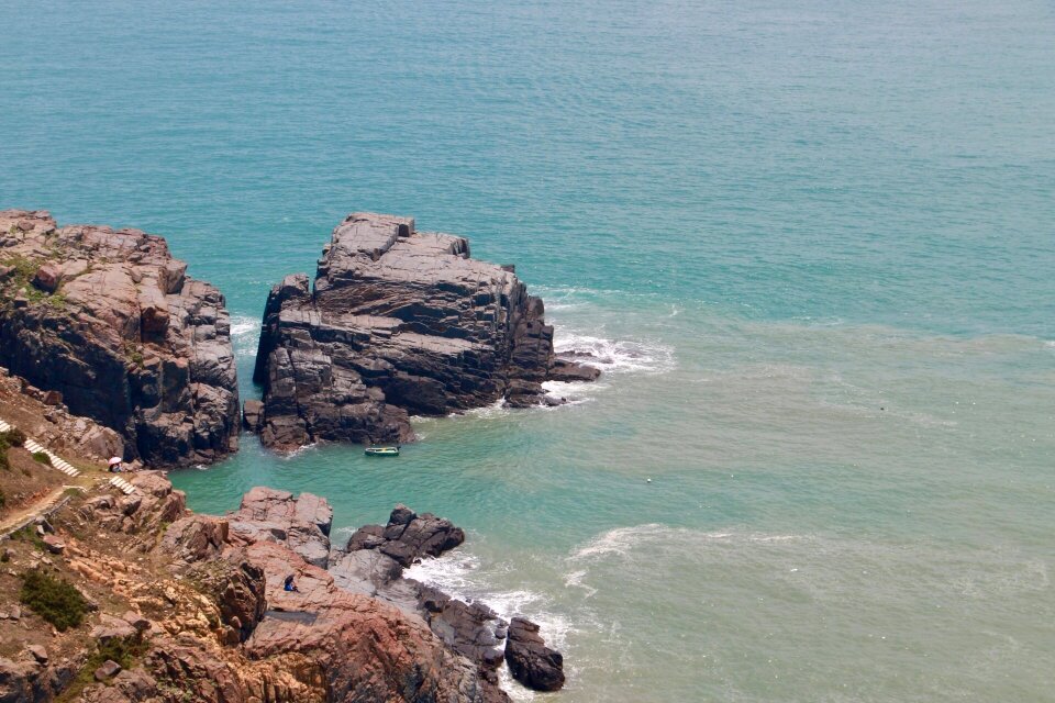 Marine blue east china sea photo