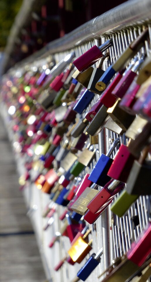 Castle padlock love locks