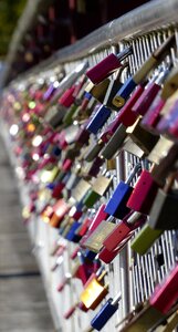 Castle padlock love locks