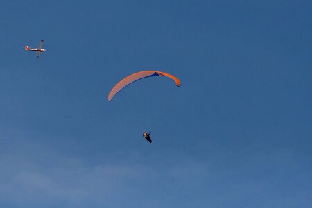 Paragliding risk air traffic photo