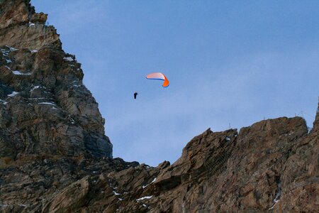 Jungfraujoch paragliding risk photo