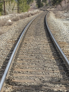 Train tracks transportation railroad tracks