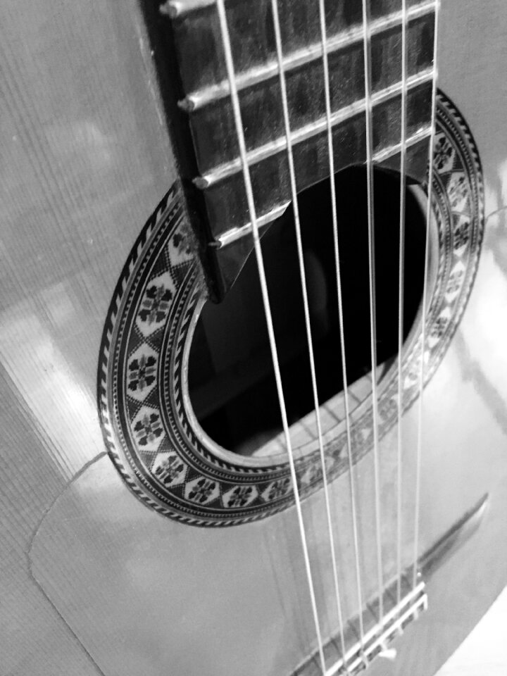 Tap ropes spanish guitar photo