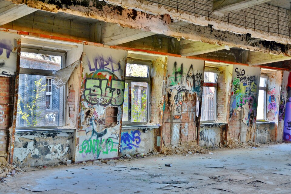 Window decay abandoned photo