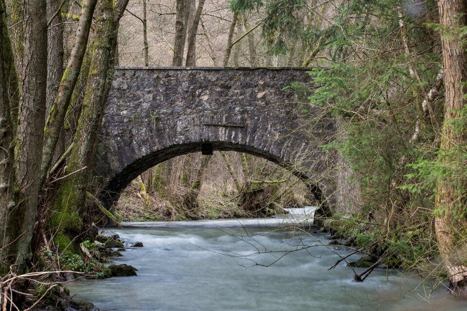 Landscape nature bridge brook
