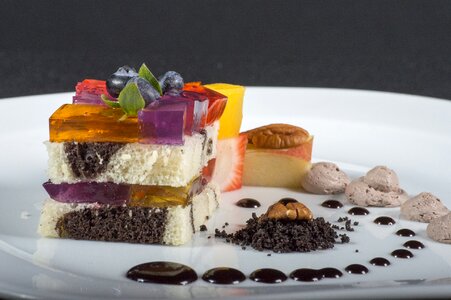 Fruit cake chocolate