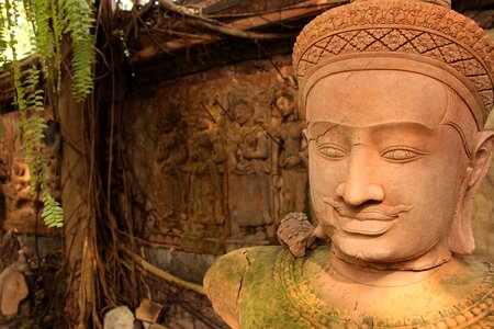 Art million khmer clay sculpture