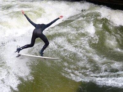 Surf english garden bavaria photo