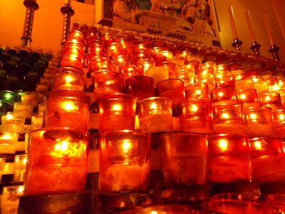 Candlestick fire light