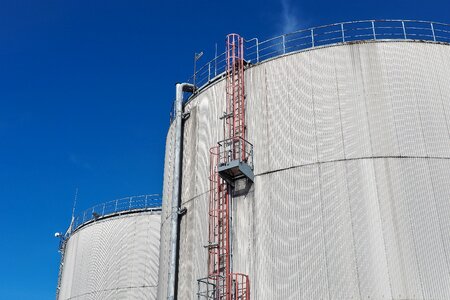 Silos industrial plant industrial landscape