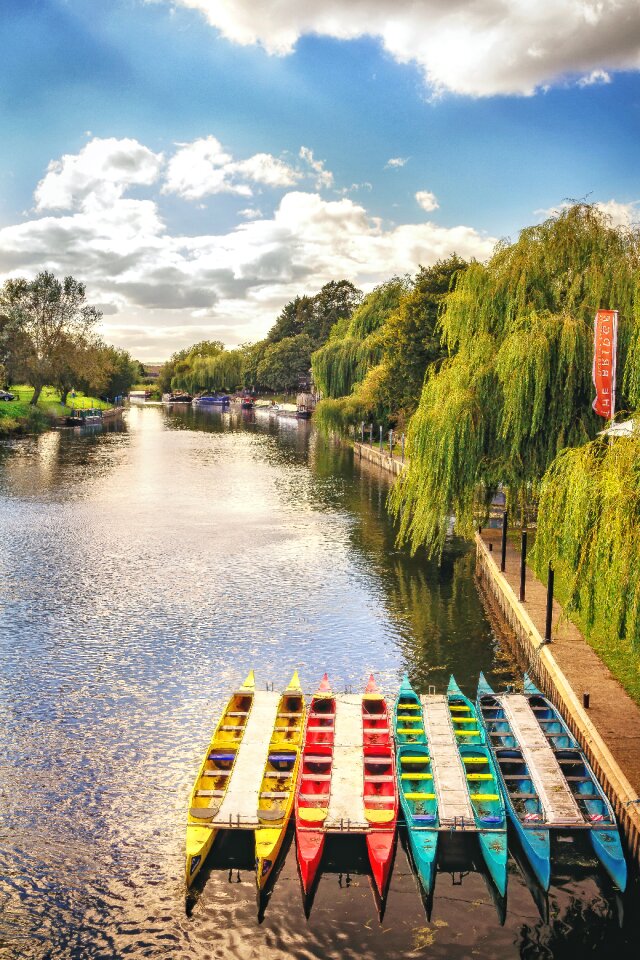 Waterway landscape scenic