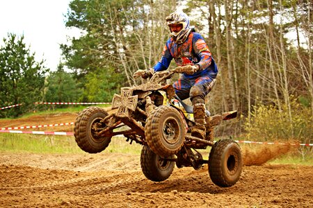 All-terrain vehicle motorcycle motocross photo