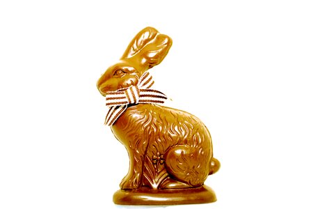 Golden hare decoration dekohase