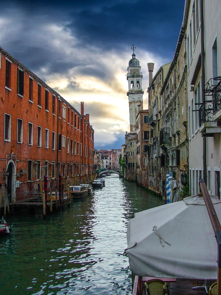 Cloudy clouds canal