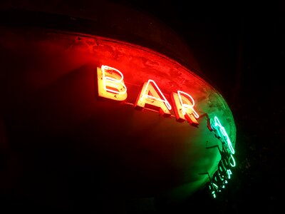 Night cocktail neon