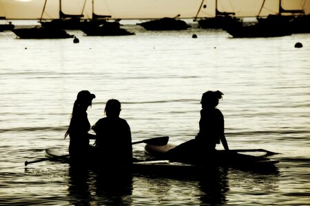 Dusk california water photo