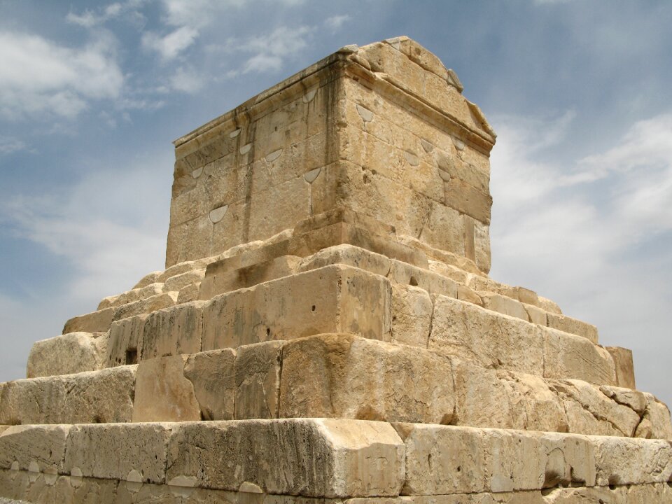 Iran pasargade the tomb of cyrus