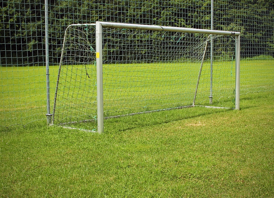 Football goal sport web