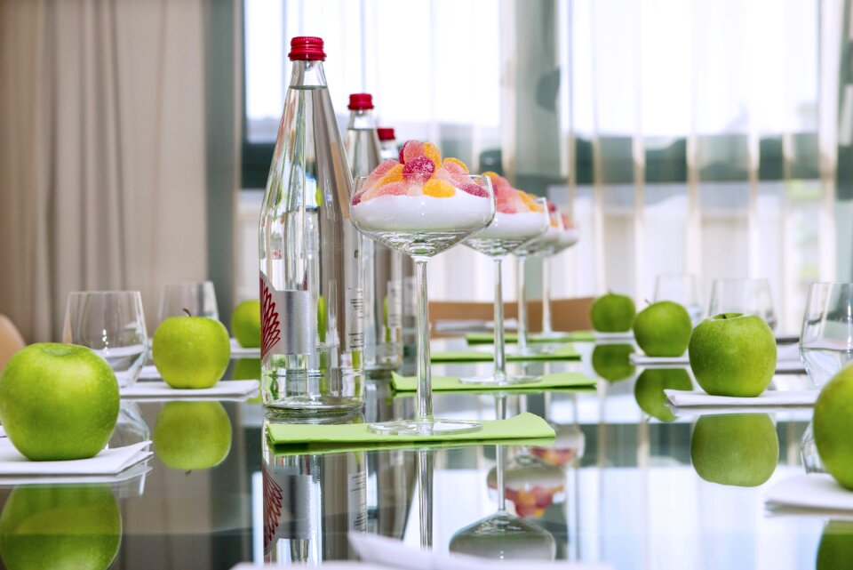 Conference apples candy