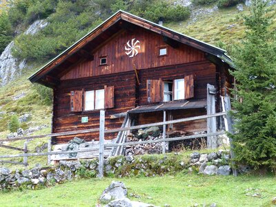 Loneliness alpine mountains