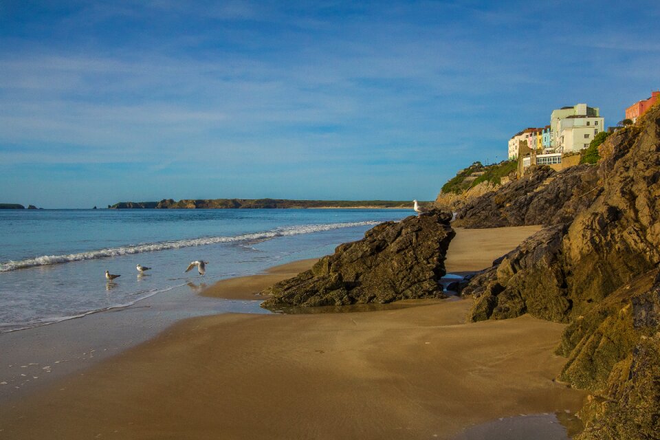 Ocean wales england photo